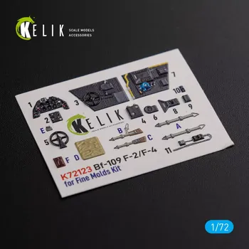 Plastikový model Reskit 1/72 BF109-F2/F4 Interior 3D (FINEM.)