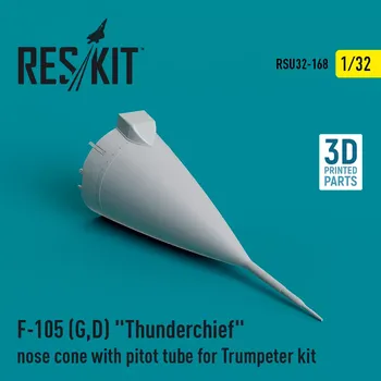 Plastikový model Reskit 1/32 F-105 G,D Thunderchief nose cone w/ pitot t.