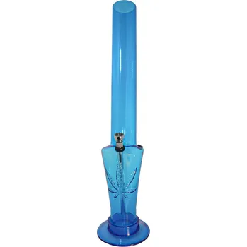 Čistič dýmky WeedShop Velký akrylový bong s listem 45 cm