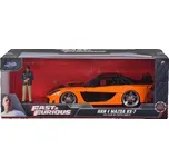 Rychle a zběsile auto 1997 Mazda RX7 1:24 a figurka Han Lue