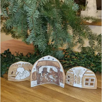 Vánoce Keramický betlém Motiv: 2