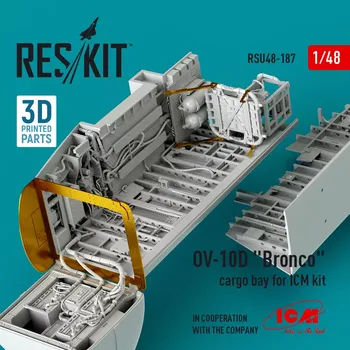 Plastikový model Reskit 1/48 OV-10D 'Bronco' cargo bay (ICM)