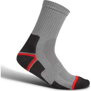 Pánské ponožky Funkční ponožky na motorku TXR Tempo černo-světle šedé Velikost: 38/40