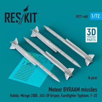 Plastikový model Reskit 1/72 Meteor BVRAAM missiles (4 pcs.)