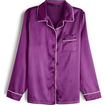 Dámské pyžamo GATE Saténová pyžamová košile 34 624-0490/68