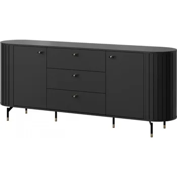 Komoda Komoda Terkiro 190 2D3S TR04, Barva: černá MIRJAN 5903211375187