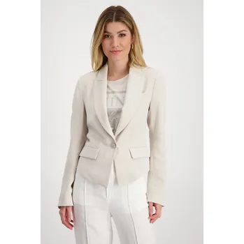 Dámské sako Sako Monari 8964 béžové se zdobenými knoflíky Velikost: 34