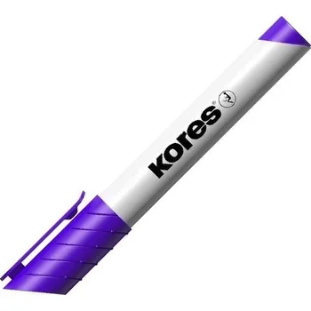 KORES popisovač na bílé tabule K-Marker kulatý, fialový