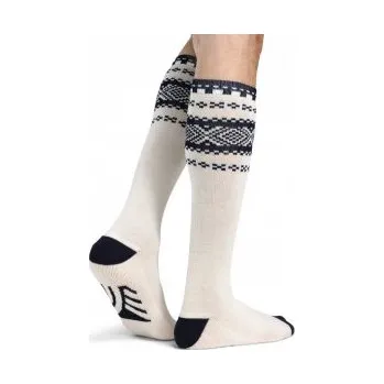 Dámské termo ponožky Dale Luxusní vlněné podkolenky Dale of Norway Cortina Knee bílo tmavě modré