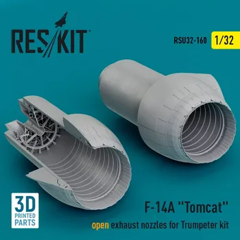 Plastikový model Reskit 1/32 F-14A 'Tomcat' open exhaust nozzles (TRUMP)