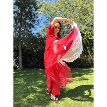 Šála Šátek Kyra Pip červeno bílý Velikost: Univerzální