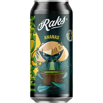 Limonáda Raks exotická Matcha Ananas, 500 ml