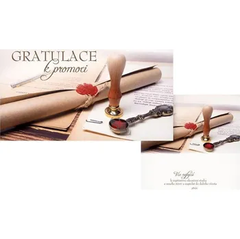 Blahopřání Ukončení studia s textem M31-043 T