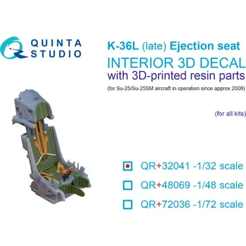 Plastikový model Quinta studio 1/32 K-36L (late) ejection seat