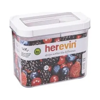 Dóza na potraviny dóza 1,20l, 15x 9,5x12,5 cm, transp., plast