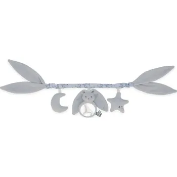 Hračka pro nejmenší Kaloo Lapinoo Textilní řetěz s aktivitami na kočárek a autosedačku modrá