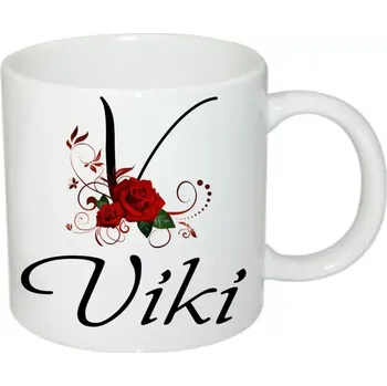 Viki hrnek se jménem (hrneček s dámským jménem )