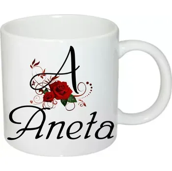 Aneta hrnek se jménem (hrneček s dámským jménem )