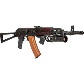 Airsoftová zbraň D-Boy Ch AKS-74N s Granátometem 600A (kovové tělo, dřevěné předpažbí) (D-Boy) [003A+]