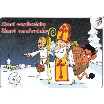 omalovánky Zimní omalovánky - Mirek Vostrý