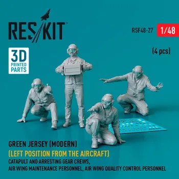 Plastikový model Reskit 1/48 Green jersey (Modern) Left position (4 pcs.)