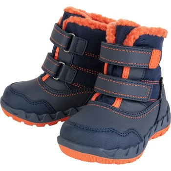 Chlapecká zimní obuv lupilu® Dětská zimní obuv (navy modrá / oranžová, 22)