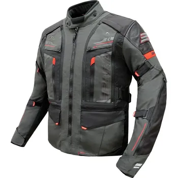 Moto bunda Spark Pánská textilní moto bunda TRAILMASTER - Šedá