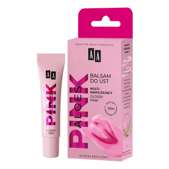 Péče o rty AA Aloes Pink hydratační balzám na rty, 15 ml