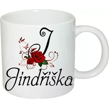 Jindřiška hrnek se jménem (hrneček s dámským jménem )