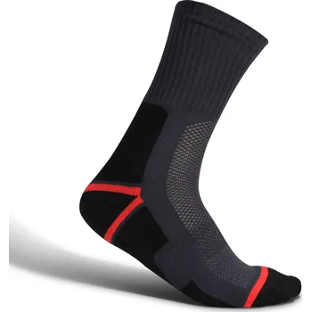 Pánské ponožky Funkční ponožky na motorku TXR Tempo černo-tmavě šedé Velikost: 46/48