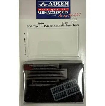 Plastikový model Aires 1/48 F-5E Tiger II pylons&missile launchers (AFV)