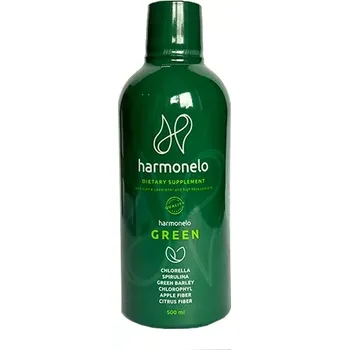 Harmonelo Green 500 ml (Sirup na bázi prebiotické rozpustné vlákniny z čekanky)