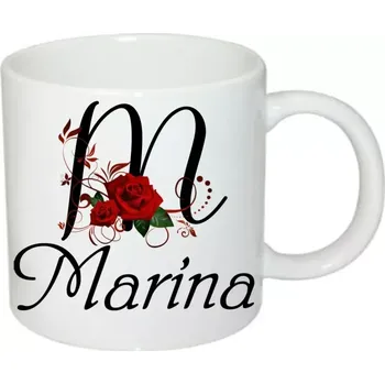 Marina hrnek se jménem (hrneček s dámským jménem )