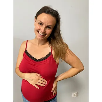 Vložka do podprsenky Fashion MAM Fashion Mami Tílko red vel. 44/46