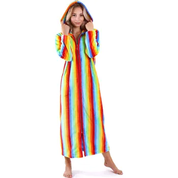 Dámský župan Dámský župan Capri s kapucí se zipem - Vestis M