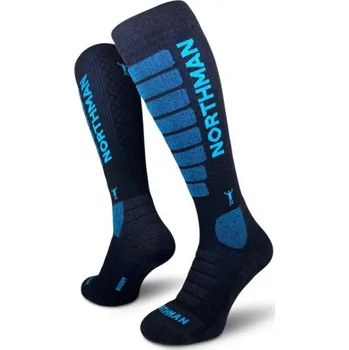 Pánské ponožky podkolenky Northman Ski Compress Merino 21, tmavě modrá - vel. 36-41 119211