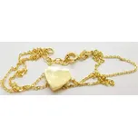 Klenoty Budín Dámský dvojitý zlatý pevný náramek 19cm 585/1,82gr HK4052 (Klenoty Budín Dámský dvojitý zlatý pevný náramek 19cm 585/1,82gr HK4052)