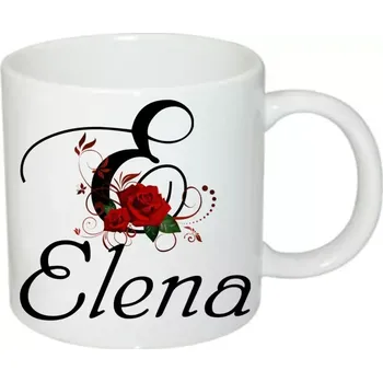 Elena hrnek se jménem (hrneček s dámským jménem )