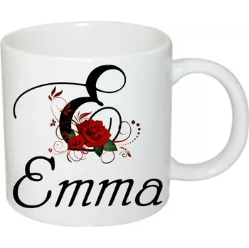 Emma hrnek se jménem (hrneček s dámským jménem )