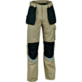 montérky Pracovní kalhoty COFRA Carpenter 245g/m2 khaki velikost 58 +