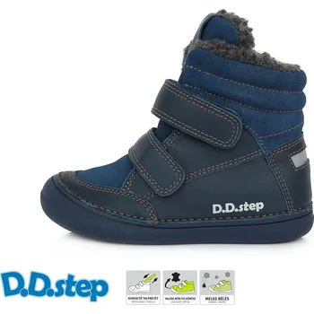 Chlapecká zimní obuv D.D.STEP 078-758 Barva: Modrá, Velikost: 34