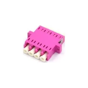 Rozvaděč XtendLan LC-LC quad adapter, MM, OM4, fialová, do optických rozvaděčů