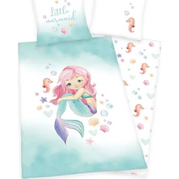Povlečení HERDING Povlečení Mořská Víla Bavlna, 140/200, 70/90 cm