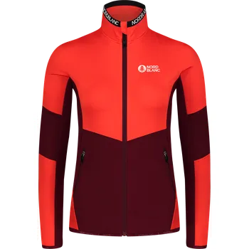 Dámská mikina Dámská powerfleecová mikina NORDBLANC LYRA NBSFL8016 ORANŽOVÝ INKOUST 34