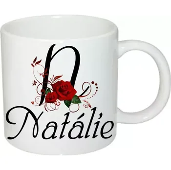 Natálie hrnek se jménem (hrneček s dámským jménem )
