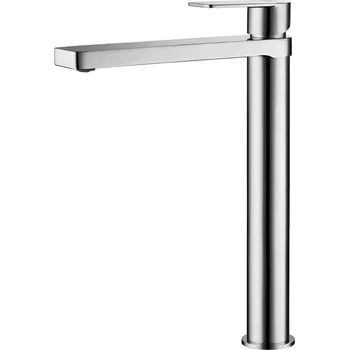 Vodovodní baterie Umyvadlová stojánková baterie bez výpusti vysoká chrom – M08223