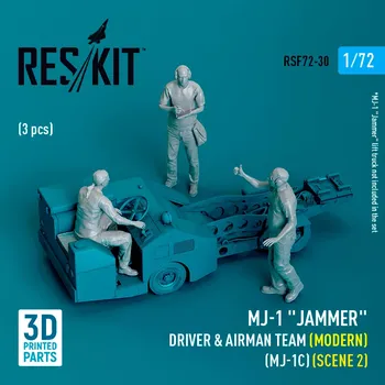 Plastikový model Reskit 1/72 MJ-1 'Jammer' Driver&airman team - scene 2