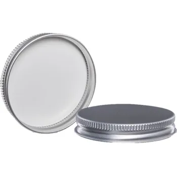 Víčko na zavařovací sklenici HLINÍKOVÉ víčko STŘÍBRNÉ 58/400 s plastovou vložkou Počet kusů v balení: 1