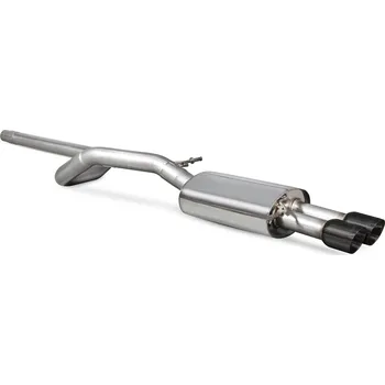 Non-resonated cat-back výfuk Scorpion pro Volkswagen Polo Gti 1,8T 9n3 Daytona černá