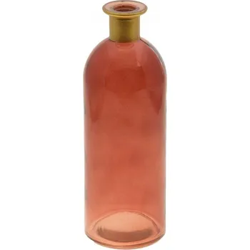 Váza Chaks Sklenená váza Rosy - Tmavá červená 7 x 20,5 cm